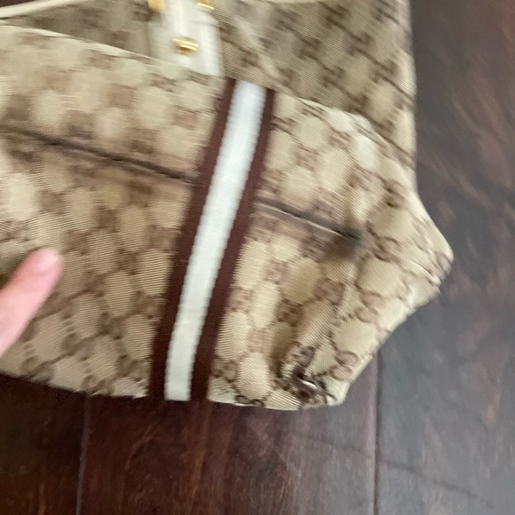 Used authentic Gucci Jolicoeur Tote Bag with CHARMs *HAS WEAR* FLAWS - Picture 10 of 15